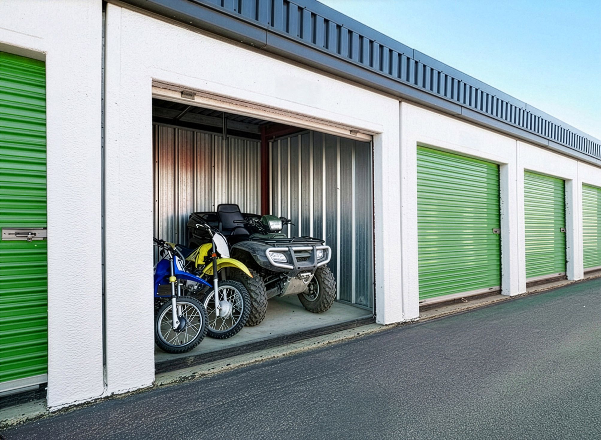 Drive Up Motorcycle Storage